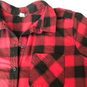 Like New Buffalo Plaid Ex-Boyfriend Tunic Tall 2XL